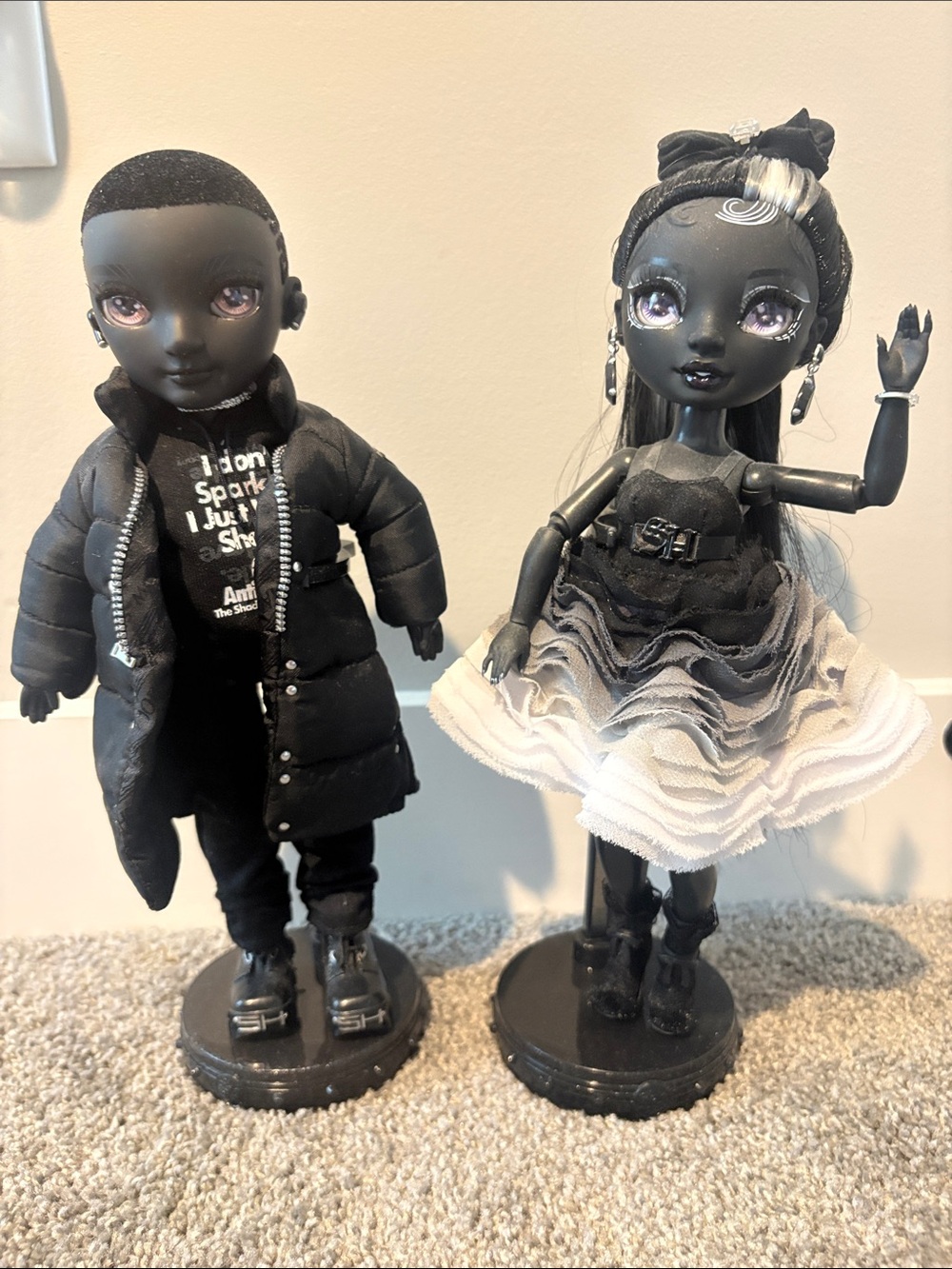 Shadow High dolls- Rexx McQueen & Shanelle Onyx